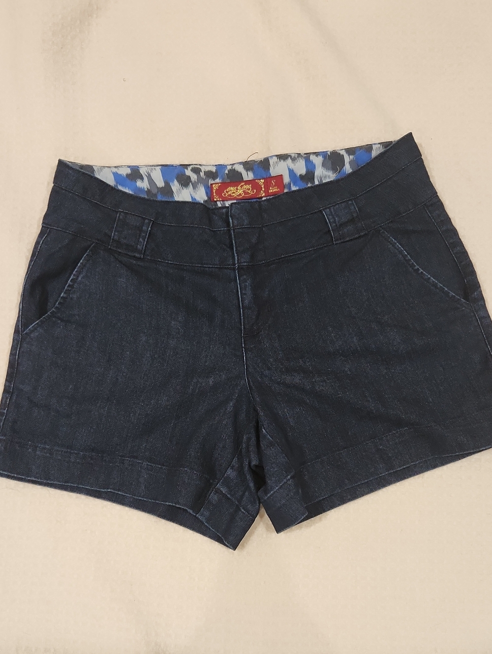 One 5 One Dark Blue Denim Women’s Shorts